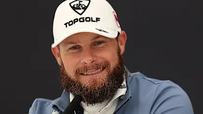 image: New dad Tyrrell Hatton relishing family affair at Alfred Dunhill Links Championship