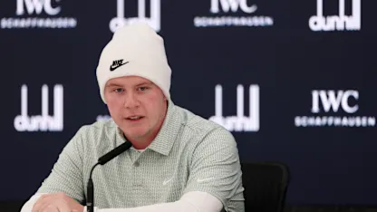 image: New-dad club: Robert MacIntyre embracing fatherhood with Tyrrell Hatton and Matt Fitzpatrick