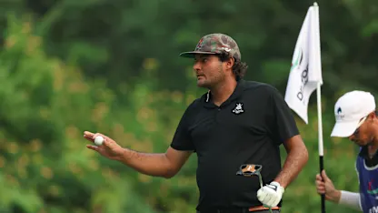 image: Eugenio Chacarra hits the front ahead of long final day in India