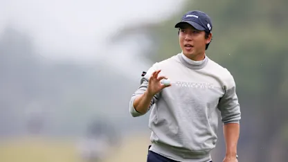 image: Yuto Katsuragawa equals course record to move ahead in Korea