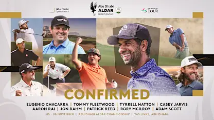 image: More stars confirmed for Abu Dhabi Aldar Championship