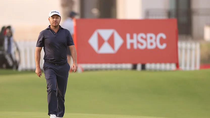 image: WATCH: Richard Sterne finishes with 75-foot eagle to take the lead