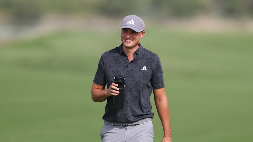 image: WATCH: Ludvig Åberg makes ace at the eighth