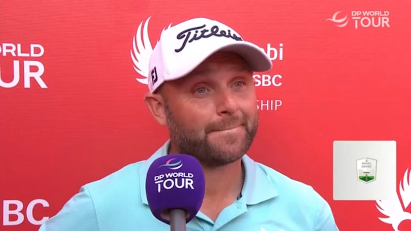 image: Andy Sullivan: Happy, in a good spot for the weekend and it's good