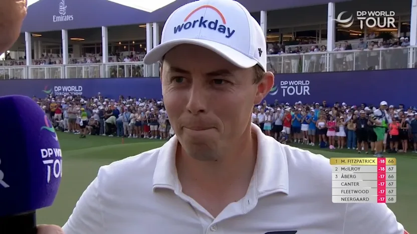 image: Matt Fitzpatrick - It means the world to me