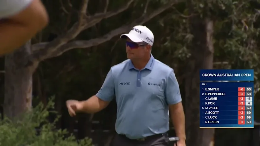 image: WATCH | Ryan Fox holes long putt for birdie hat-trick