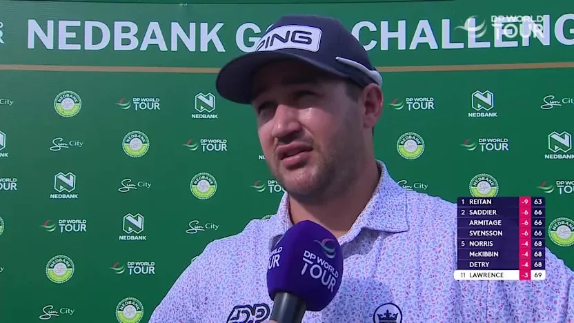 image: Thriston Lawrence - I played fairly decent out there