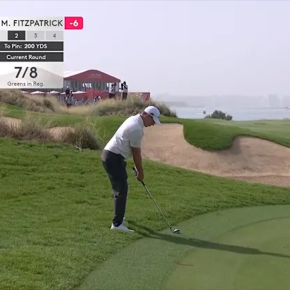 image: Matt Fitzpatrick | Round 2 | Hole 9