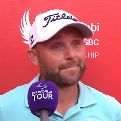 image: Andy Sullivan: Happy, in a good spot for the weekend and it's good