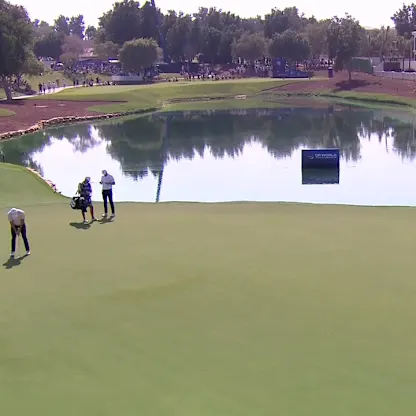 image: WATCH: Justin Rose holes another monster putt at 6!