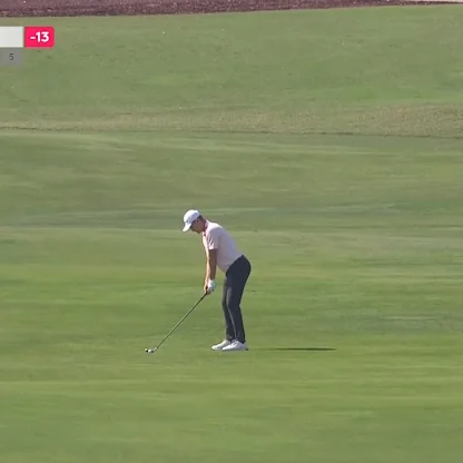 image: WATCH: Justin Rose sets up eagle at the 7th to join leaders!