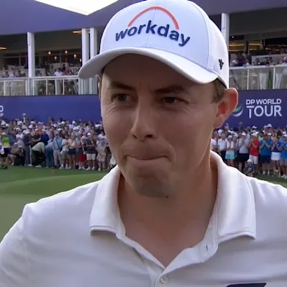 image: Matt Fitzpatrick - It means the world to me