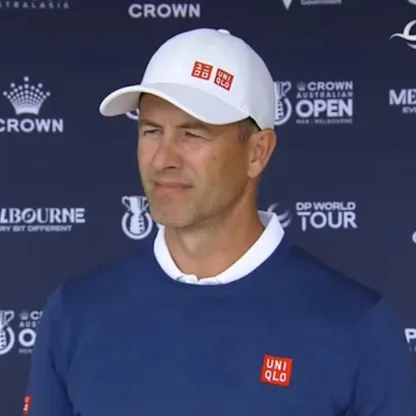 image: Adam Scott: It was probably one of the most challenging days I've had at Royal Melbourne