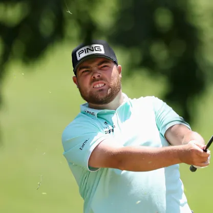 image: WATCH | Dan Bradbury almost holes out from the trees