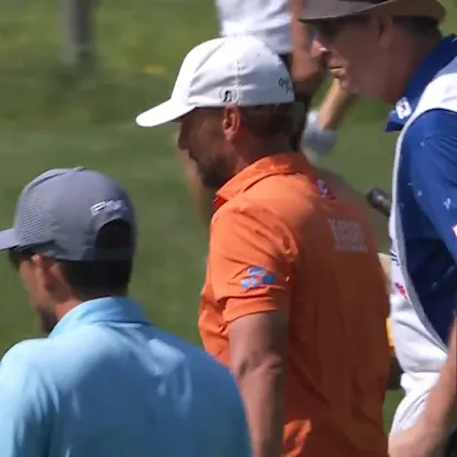 image: Joost Luiten throws a dart at the ninth to become co-leader