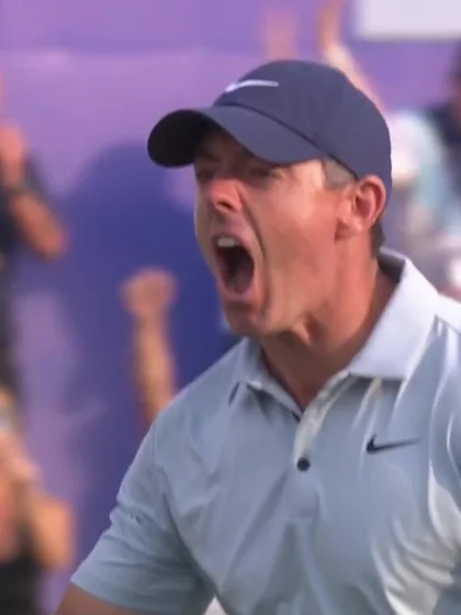 image: WATCH: Rory McIlroy eagles 18th Hole to force Play-Off