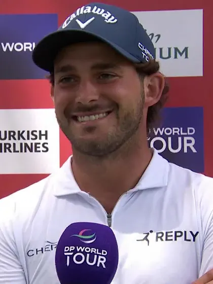 image: Gregorio De Leo: I didn't have a practice round so my caddie really helped me