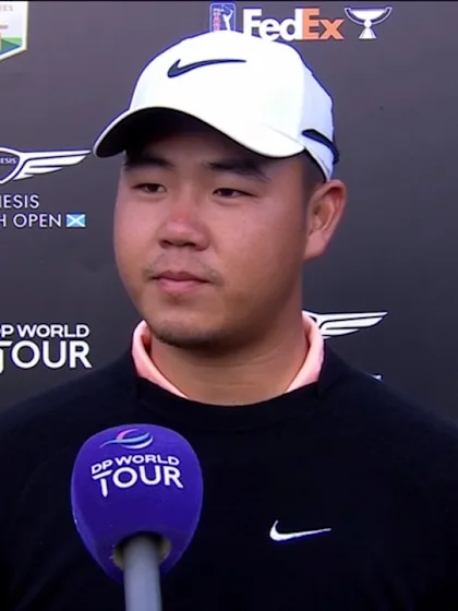 image: Tom Kim: This one I wanted to dedicate to the people that were in my corner the whole time