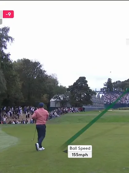 image: WATCH | Rory McIlroy walks after sensational approach into 18th 