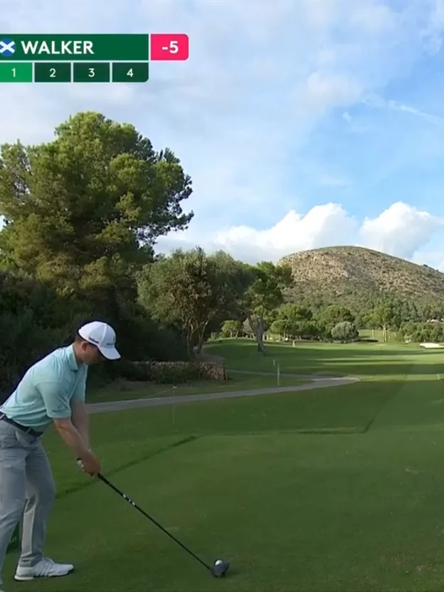 image: WATCH: Euan Walker eagles 15th after driving the green
